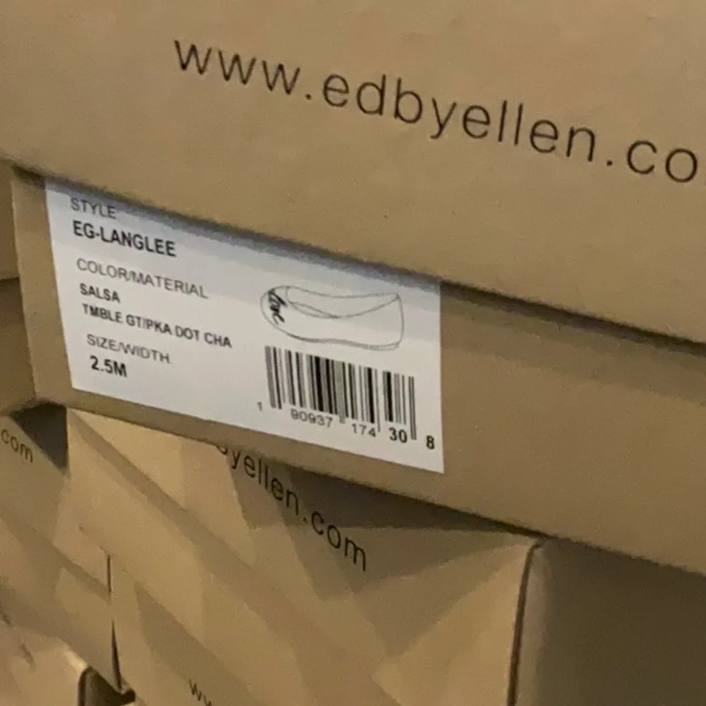 ❄️ ED by Ellen Degeneres | Langley Ballet Flat Vegan Salsa Red Girls Vario…